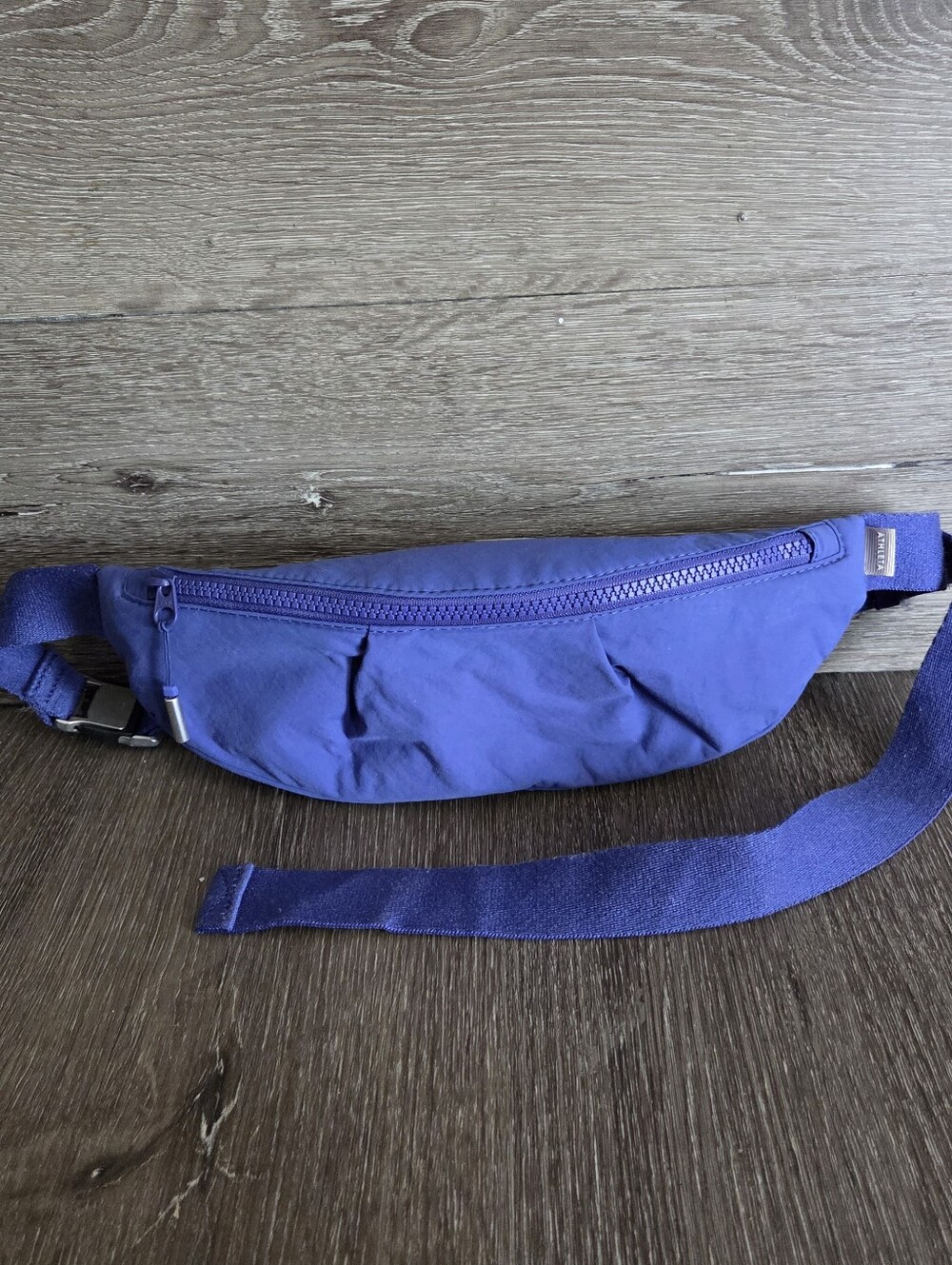 Athleta Kinetic Crossbody/Waist Belt Bag Nylon Fanny Pack In Merlin Blue